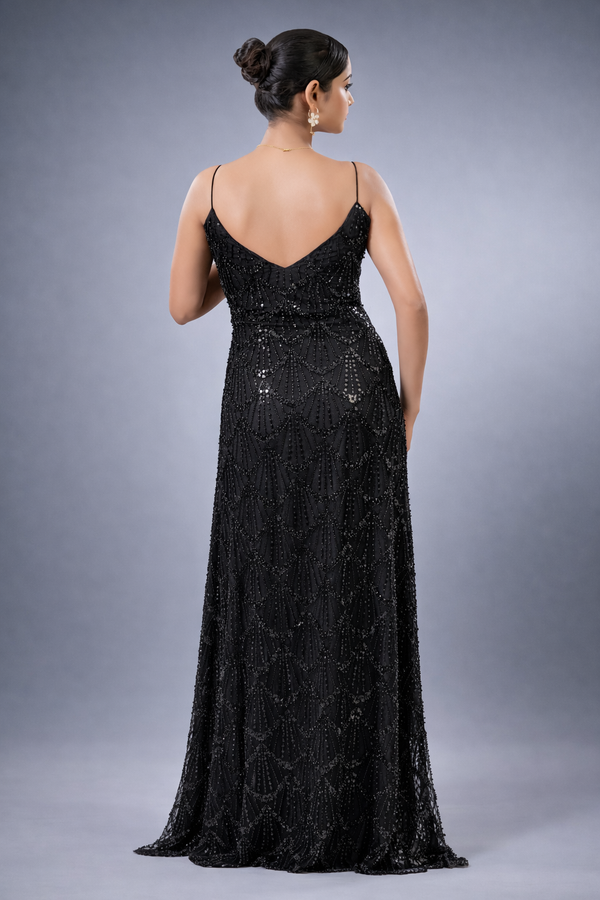 The Noir Embellished Dress